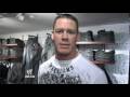 John Cena visits the Cut & Sew store in New York