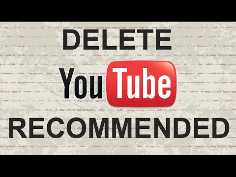 how to remove recommended videos from youtube