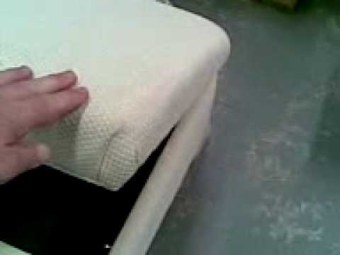 how to recover ottoman lid