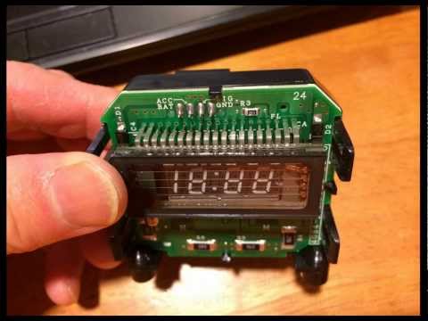 Nissan pathfinder lcd clock repair – diy