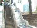 big slide racing!