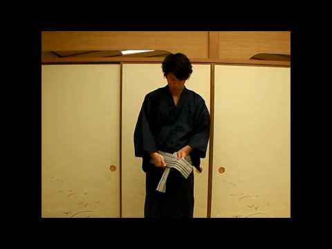 how to tie a yukata belt