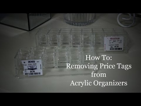 how to remove price stickers
