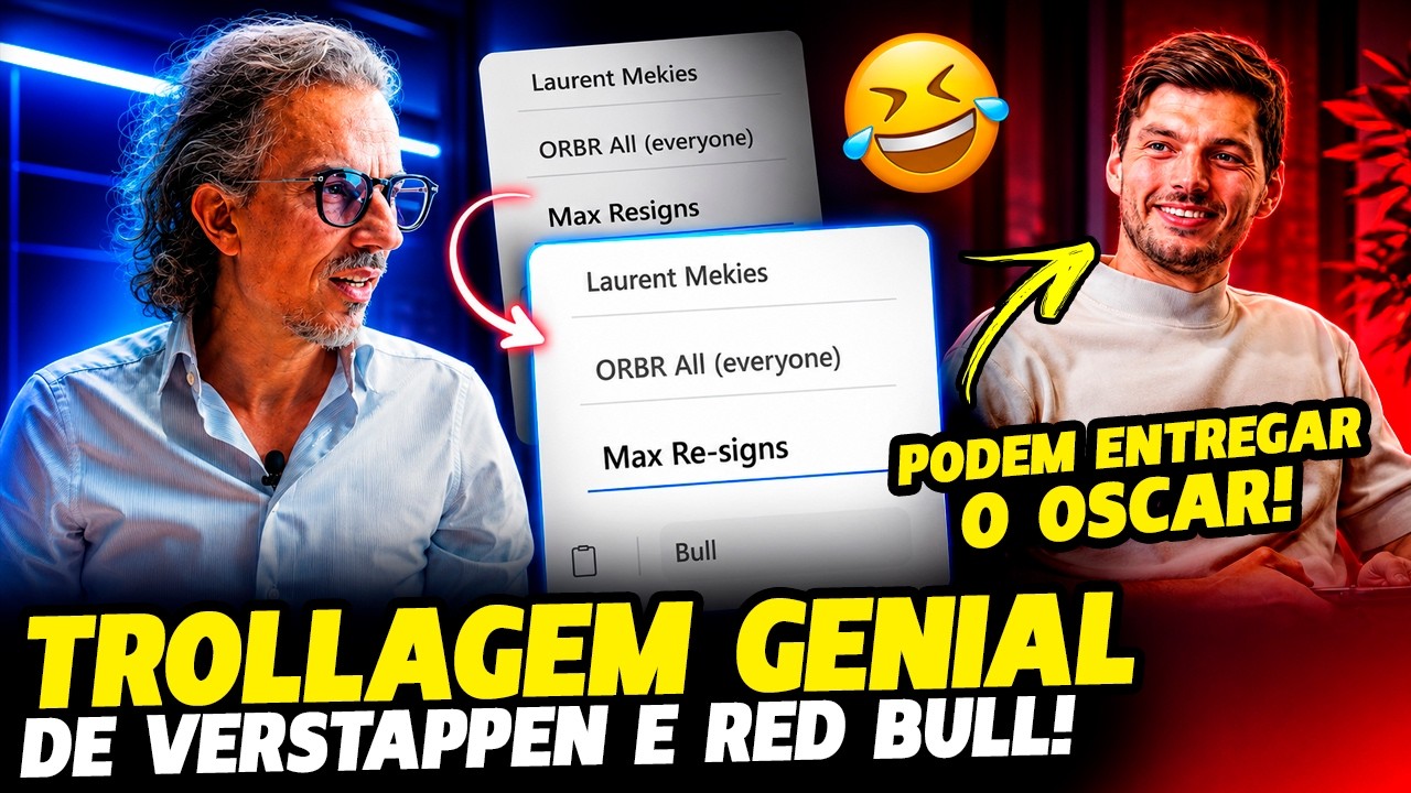 VERSTAPPEN E MEKIES POSTAM "TROLLAGEM" BEM HUMORADA SOBRE RENOVAÇÃO | FÓRMULA 1