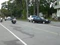 Harley Davidson Ralley bunch of Harleys riding together