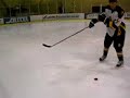 information video on how to execute a slap shot