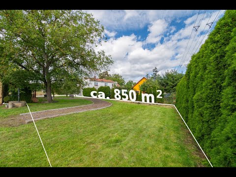 Video Stavební pozemek ca. 850 m² – Kucíny u Přeštic