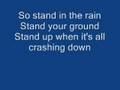 Stand in the Rain lyrics
