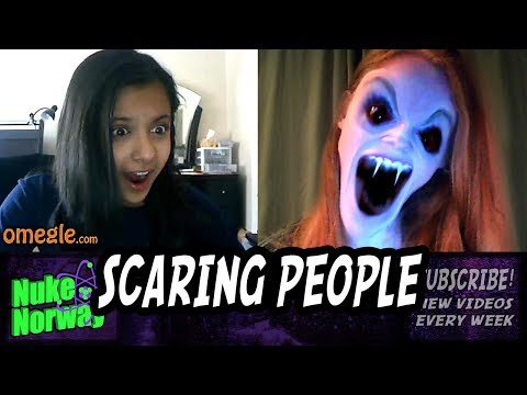 Scary Prank on Omegle 6 - Face Jerk Twerk