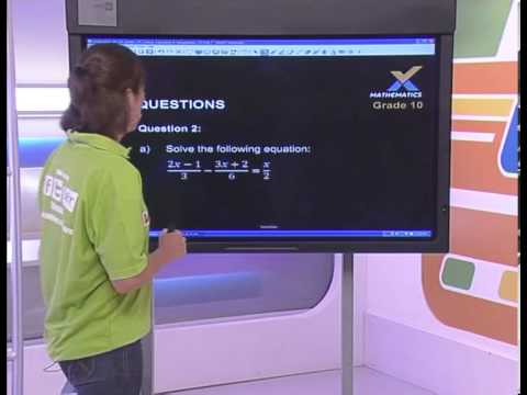 how to isolate x in the denominator