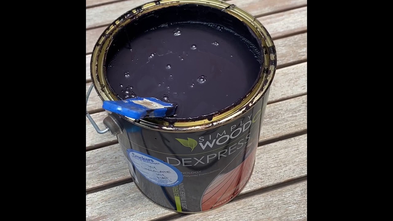 How To Re Stain Outdoor Furniture Using Haymes Dexpress