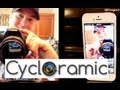 iPHONE 5 AUTOMATICALLY SPINS  with CYCLORAMIC APP REVIEW PANORAMIC VIDEO
