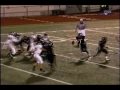 andy gay scrambles and tosses a screen pass to riley carr