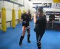 Pads training Jean, Henkie, John en Theo Pads training Jean, Henkie, John en Theo