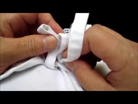 how to fasten a karate jacket