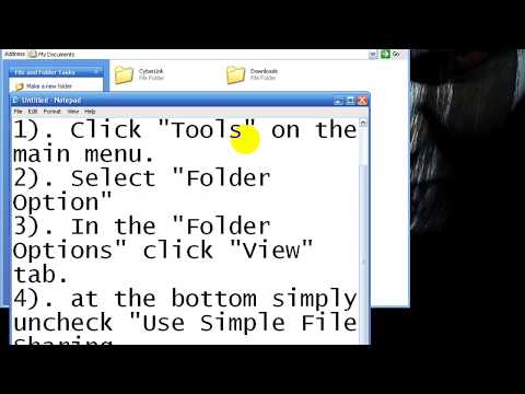 how to provide password to folder in windows xp