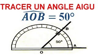 Maths 6ème - Les Bases De La Géométrie : Angle aigu Exercice 10