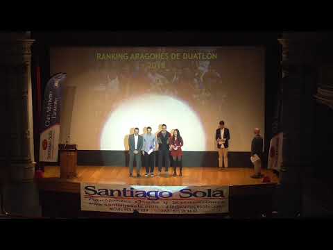 Gala del Triatlón de Aragón 2018. Tarazona, 19-01-19.
