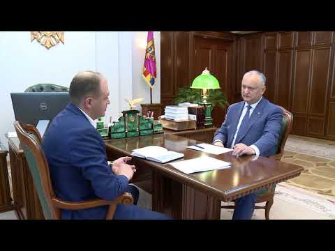 Igor Dodon a avut o întrevedere de lucru cu Ion Ceban