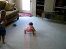 Skyla and Sydney dancing