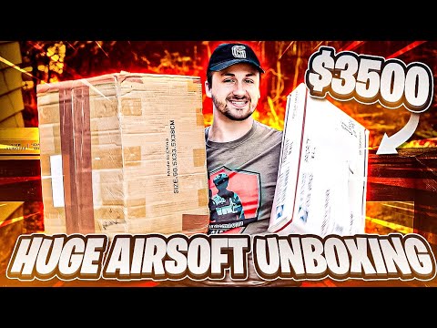 $3500 Huge Airsoft Unboxing!!!