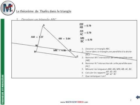 theoreme de thales 4eme}