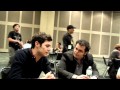 Adam Brody and Josh Gad at New York Comic Con 2011 for Good Vibes (Press Hour)