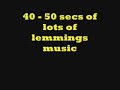 lemmings music