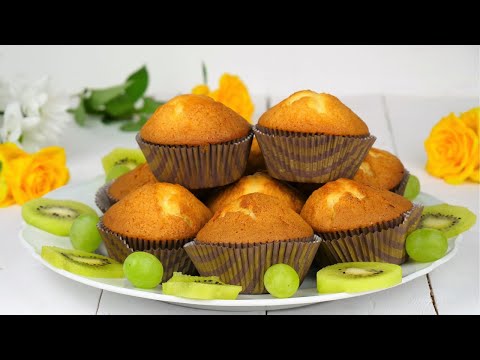 МАФФИНЫ / КЕКСЫ, очень легкий рецепт/пошаговый рецепт маффинов на кефире/ MUFFINS/Buttermilk muffins