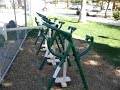 Playground equipment at Frances Hack Park in La Quinta Cove