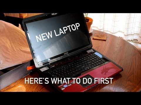 how to new laptop