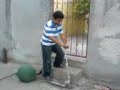 caida con un escuter!!! caida con un escuter!!!