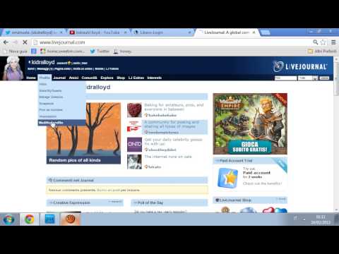 Livejournal - ehi grazie di aver visto questo video, spero essere stata utile. Se mi volete chiedere di fare altri video basta chiedere a @xkidralloyd (il mio account su t...