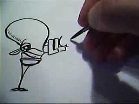 Illustration - high speed drawing video.