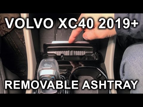 volvo xc40 2019 2025 removable ashtray xc40 tips tricks