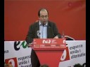 Barcelona.- El coordinador general d'EUiA, Jordi Miralles, ha estat reelegit en el càrrec per una àmplia majoria, gairebé el 90% dels vots, i afronta ara el darrer mandat com a líder de la formació després de vuit anys en el càrrec. Un mandat que neix marcat per una àmplia unitat en el si del partit reflectida en una única llista per al Consell Nacional per primer cop en els seus deu anys d'història. La crisi econòmica ha estat la gran protagonista d'una assemblea on també s'ha apostat per un reforçament de la coalició amb ICV. També en clau interna EUiA ha llançat un missatge d'unitat a IU i ha refermat el pacte del Govern d'Entesa, al qual Miralles ha apostat per dotar d'un nou 'full de ruta'.