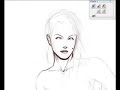 Digital speed sketching  female figure