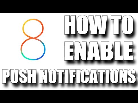 how to enable push notifications on ipad
