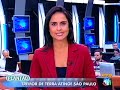 Terremoto em São Paulo, o vídeo exibe a vinheta do Plantão Record e a informação do terremoto.