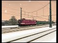 MSTS Deutsche Reichsbahn von Erfurt nach Weimar Pro Train im Winter mit Schnee Train Simulator