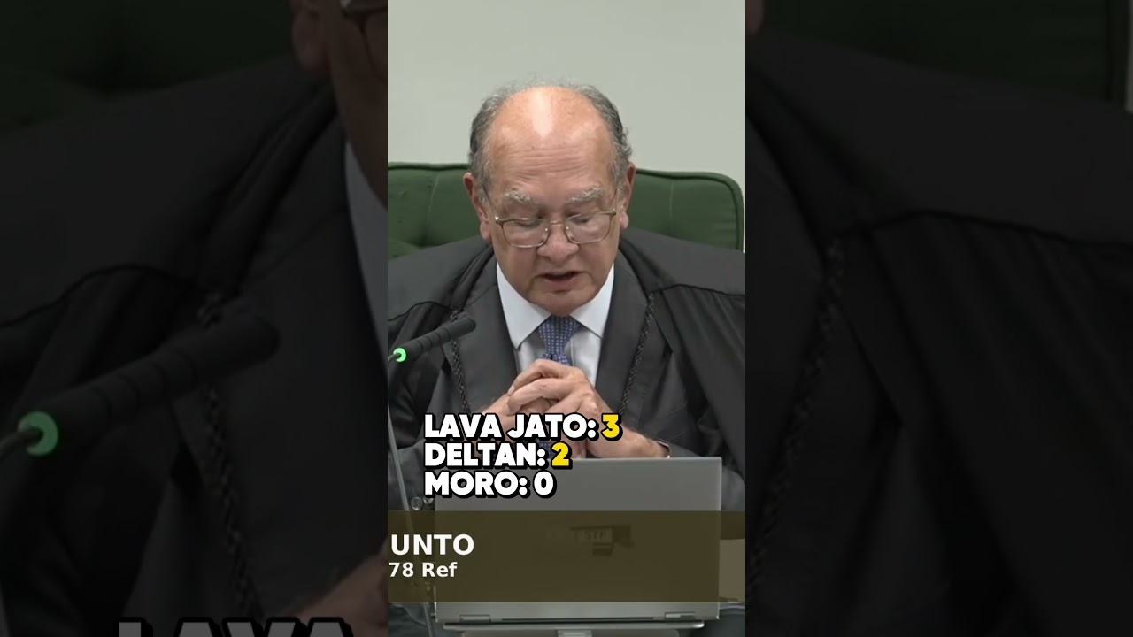 Por que o Gilmar Mendes gosta tanto da Lava Jato? 😂 Escreva nos comentários 👇