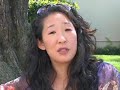 sandra oh talks about asian americans in entertainment and the importance of seeing ourselves reflected in media. hear her personal story and that of her family.  see what other celebrities have to say about being asian american at youtube.com/asiasociety.