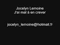 Jocelyn Lemoine - J\