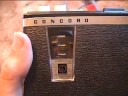 Concord F-88 Sound Camera reel-to-reel, portable, AC bias.