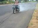Nitin Rex: One hand rolling Burnout!!!