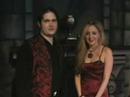 This is a short clip from the set of the play Vampire Love when it played at the CAST Theater in Charlotte, NC. Streebo introduces the lovely Amy Laughter as one of the leads in C for Chaos. For more information go to: www.mutantville.com www.myspace.com/mutantville www.myspace.com/cforchaos www.myspcace.com/streebo