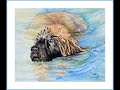 Watercolor dog paintings Group 2