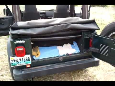 How to put the top up on your soft top Jeep – Soft top installation