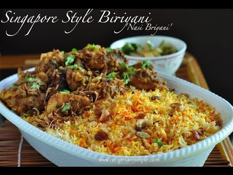 Nasi Briyani Recipe in English