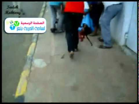 قنص متضاهر في اليمن بشكل مباشر